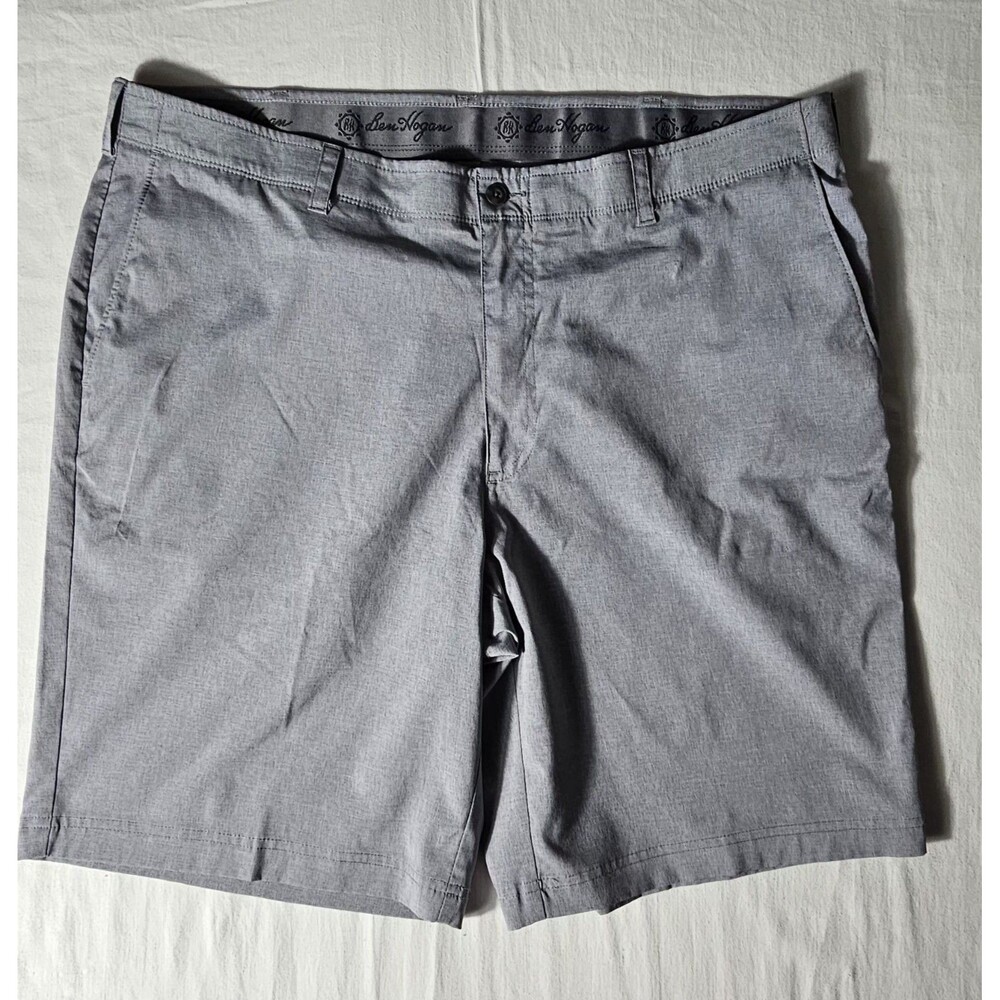 Ben Hogan Gray Golf Shorts Men's Size 42 Performance Stretch Flat Front Casual